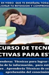 Curso de Técnicas Efectivas para Estudiar